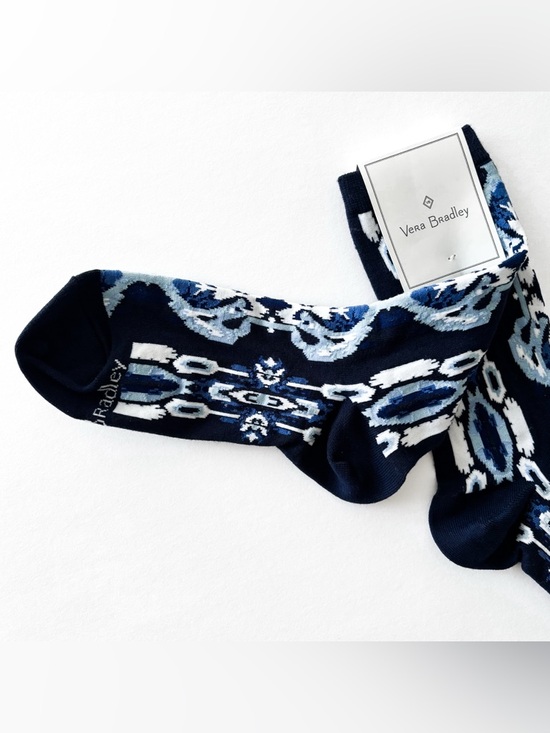 Vera Bradley Ikat crew socks. - Picture 3 of 6